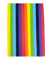 Цветная пористая резина А4 5л 2мм (радуга)