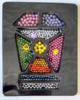 Набор цветных пластик. БИСЕРОВ для творчества в коробке