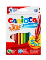 Фломастеры Carioca "Joy", 12цв., смываемые, картон, европодвес