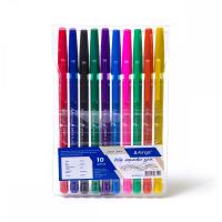 Набор шариковых ручек 10 цв.,ALINGAR