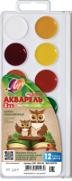 Краски акв. медовые ЛУЧ "Zoo" 12цв