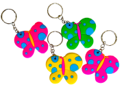 Брелок резиновый Бабочки