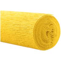 Бумага гофрированная желтая