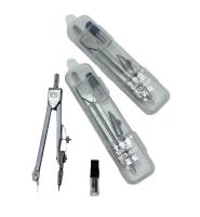 Циркуль метал, в футляре из прозрачного пластика