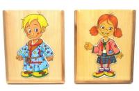 Шнуровка деревянная в коробке